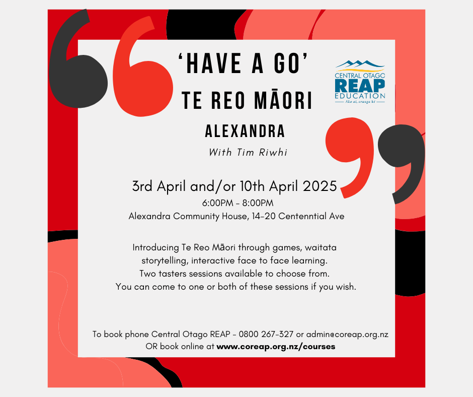 Have A Go  Te Reo Māori  Facebook Post