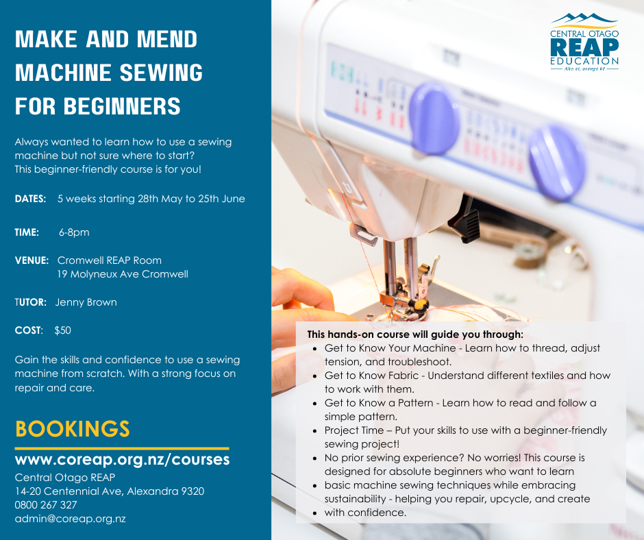 Beginners Sewing Course 