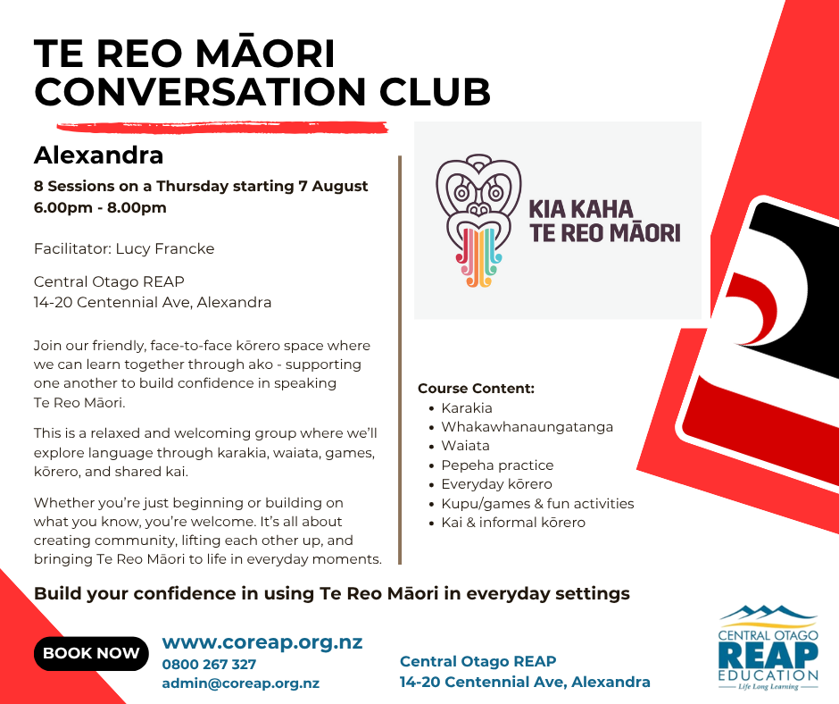 Te Reo Conversation Club Facebook Post (2)