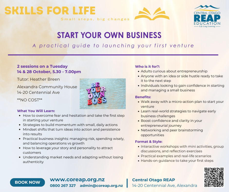 Start Your Own Business Flyer Info (3)