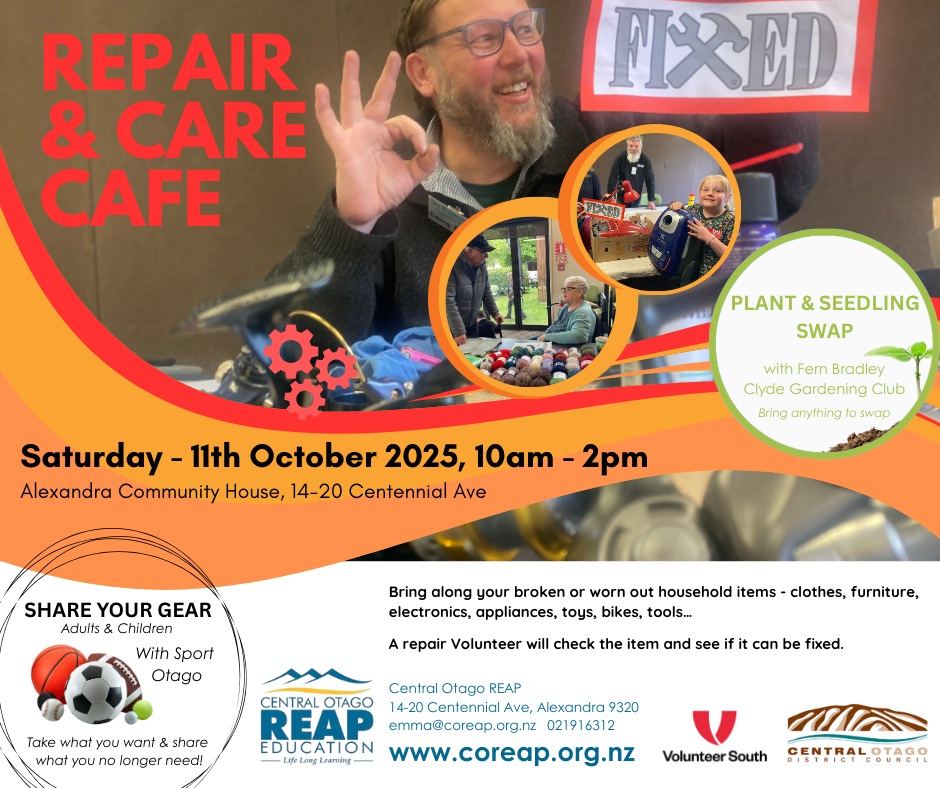 Repair And Care Cafe Facebook Post