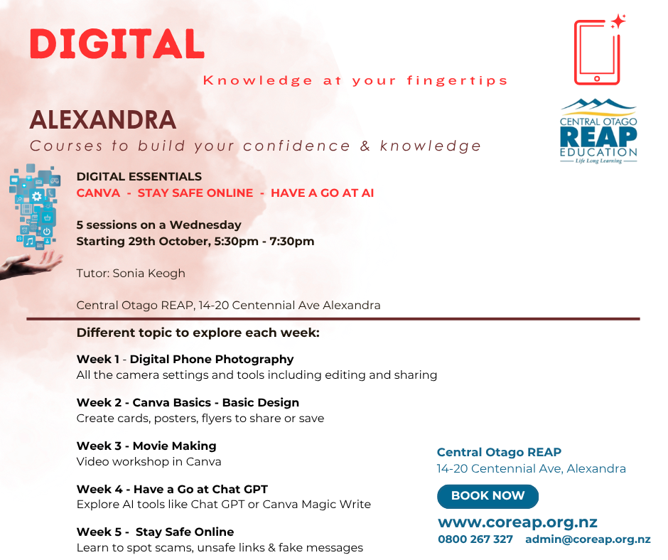 Copy Of Māniatoto Digital Courses Facebook Post