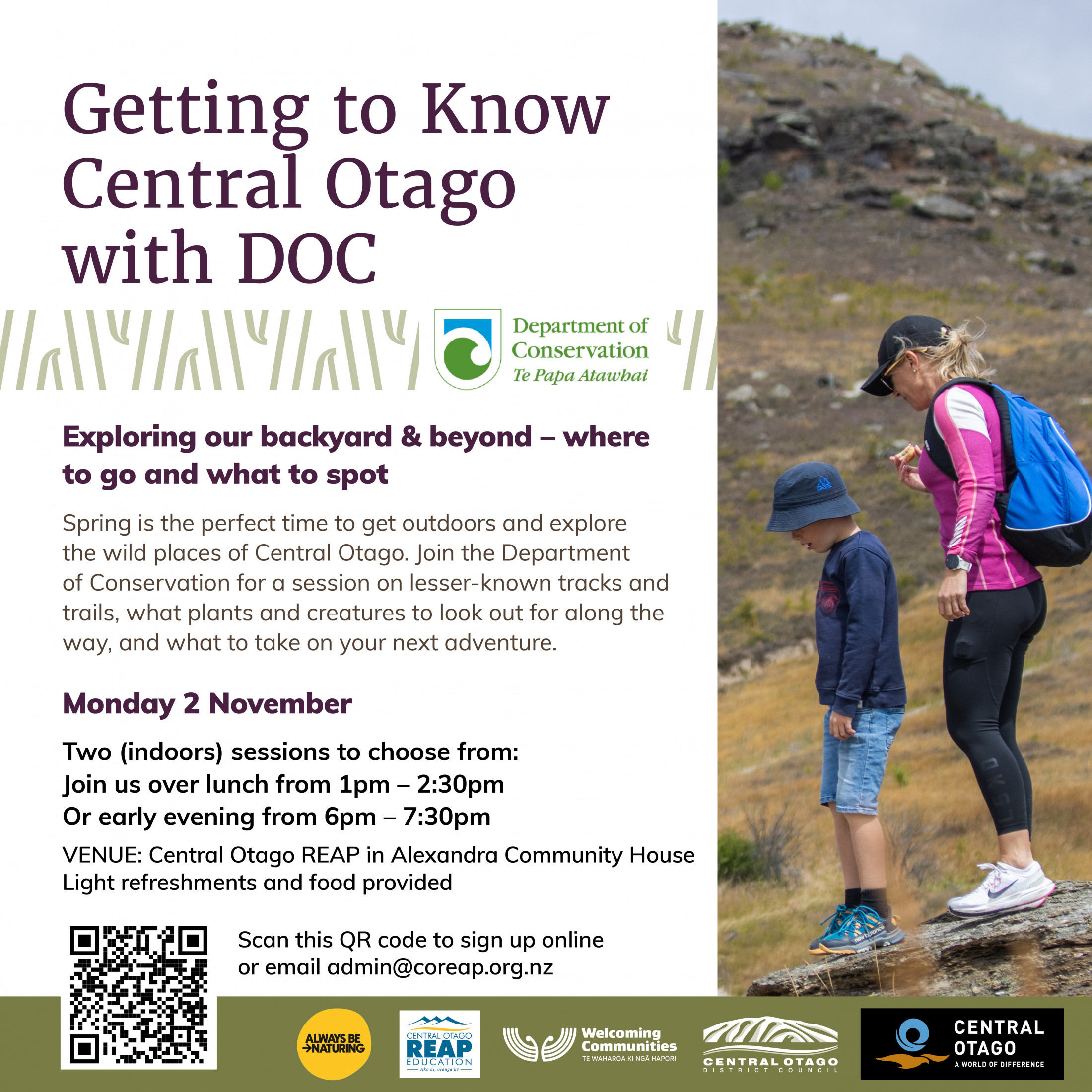 1. Getting to Know Central Otago 1pm